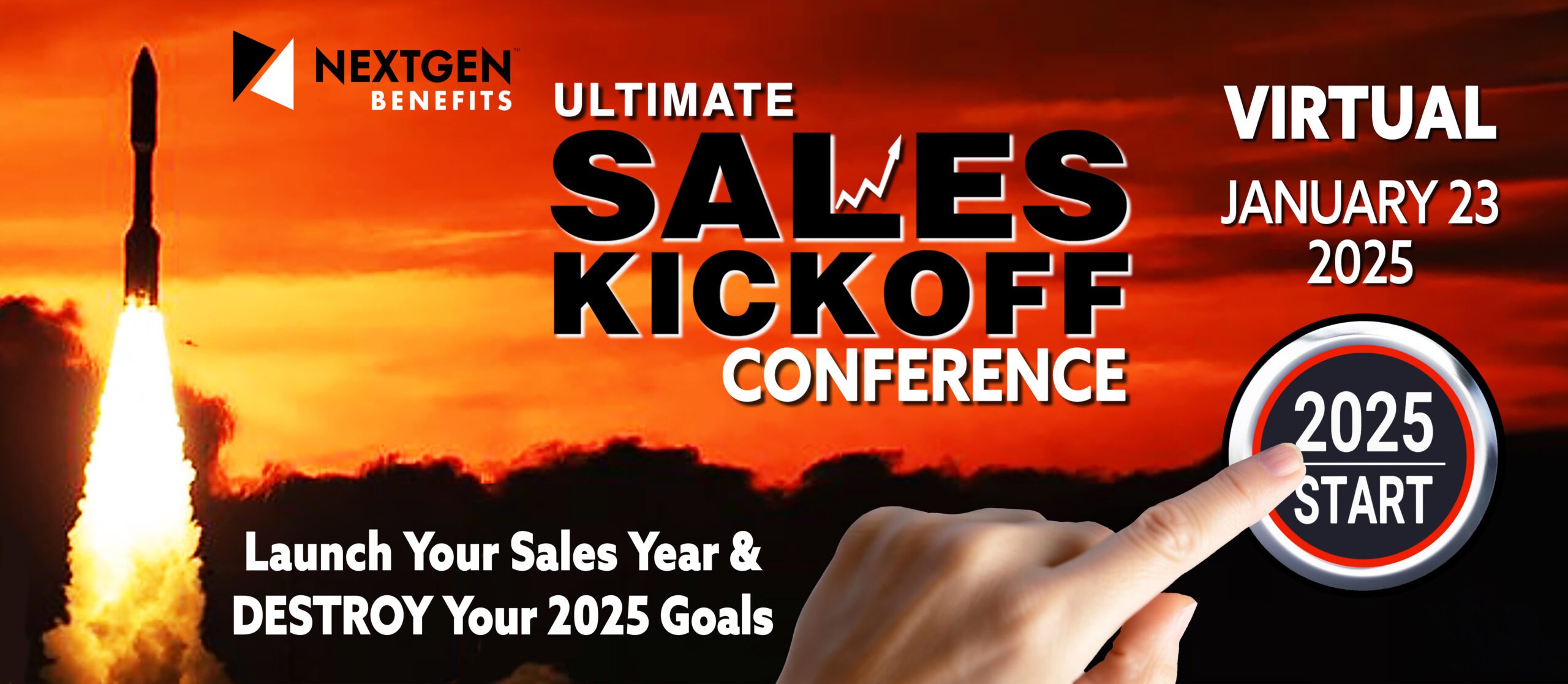 Sales Kickoff Conference Website Header graphic